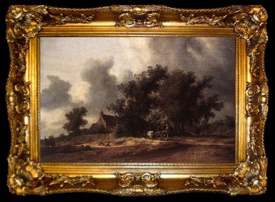 framed  RUYSDAEL, Salomon van After the Rain tg, ta009-2